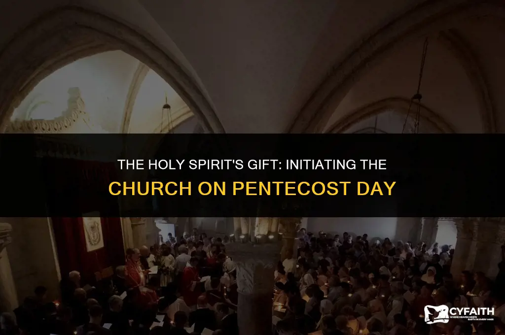 who initiated the church on pentecost day