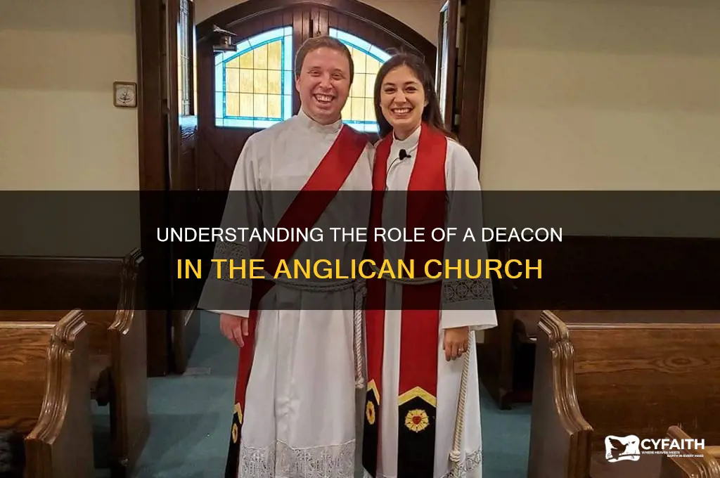 who is a deacon in anglican church