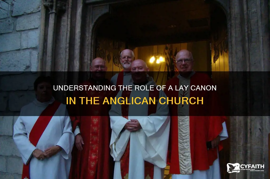who is a lay canon in anglican church