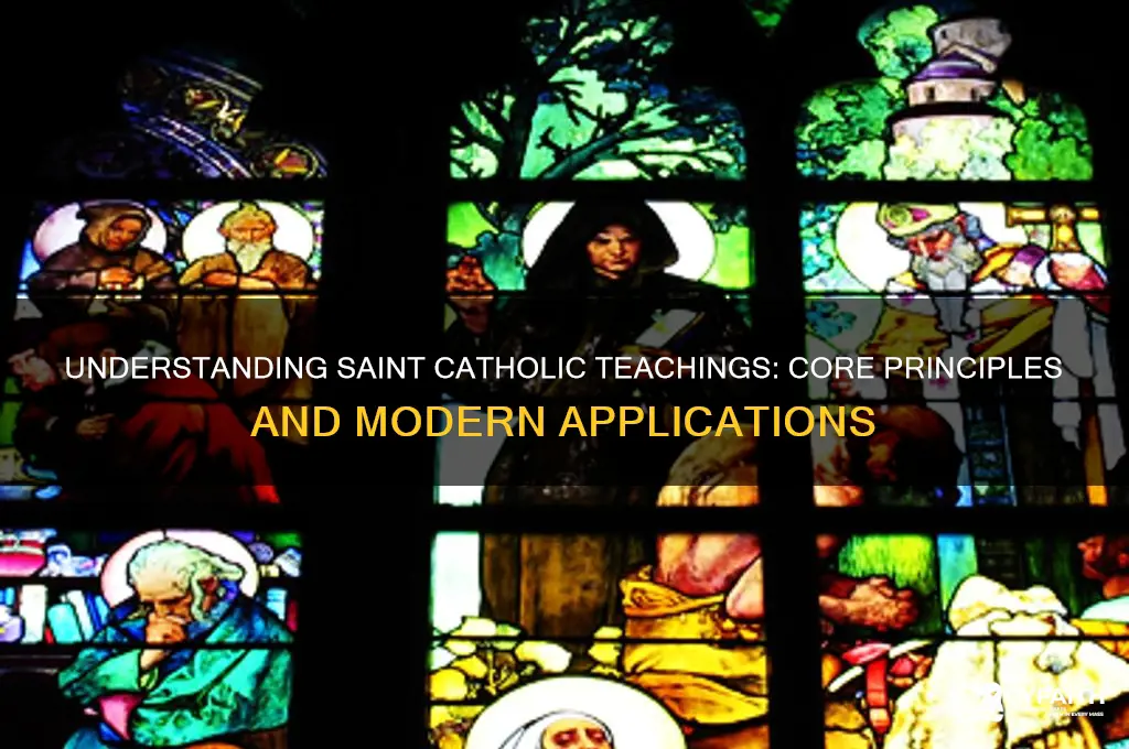 who is a sait catholic teachings