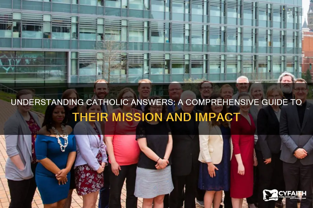 who is catholic answers