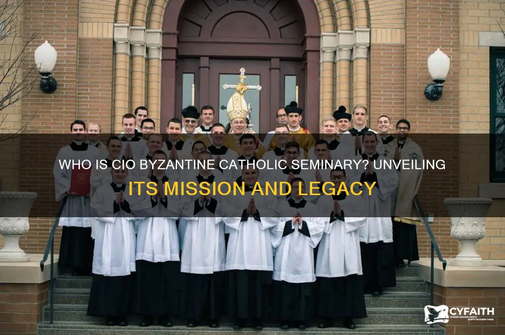 who is cio byzantine catholic seminary