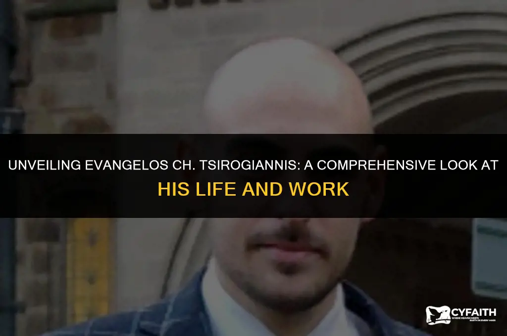 who is evangelos ch tsirogiannis