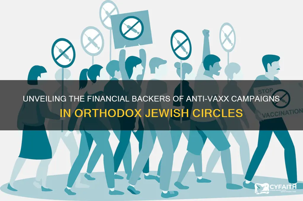 who is funding anti-vaxx info in orthodox jewish community