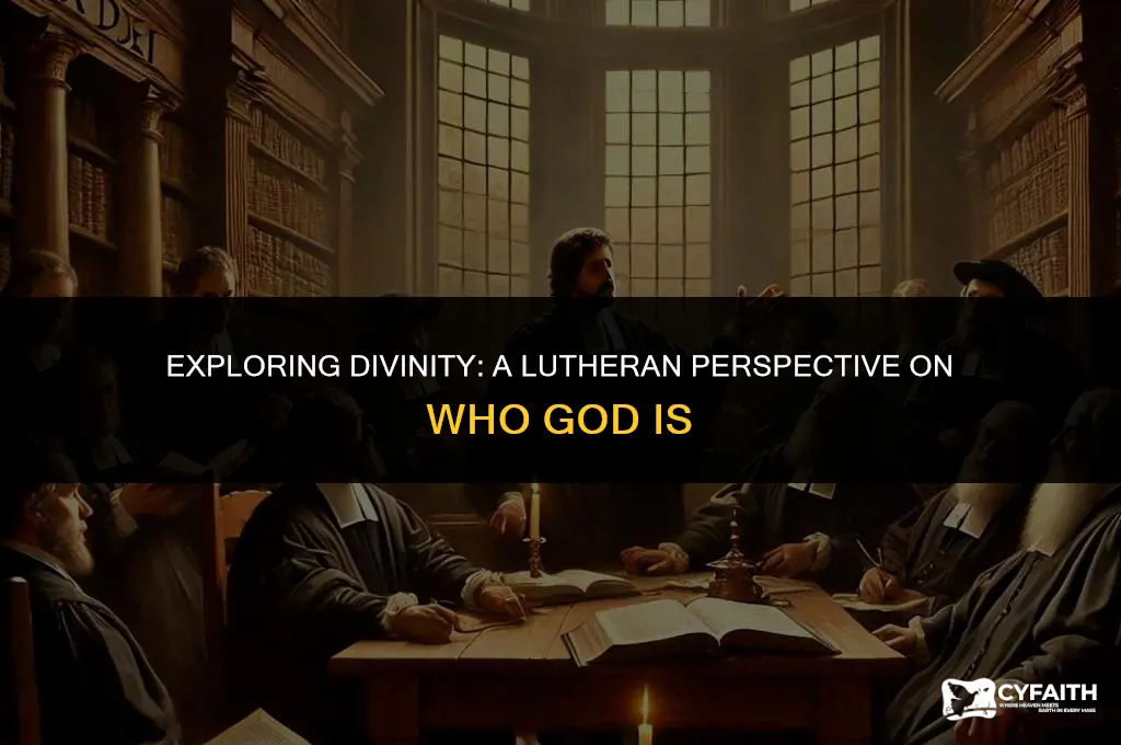 who is god lutheran