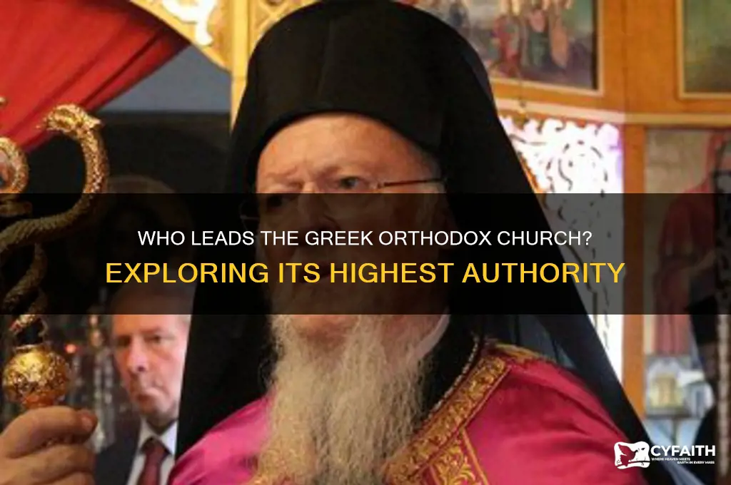 who is head of greek orthodox church