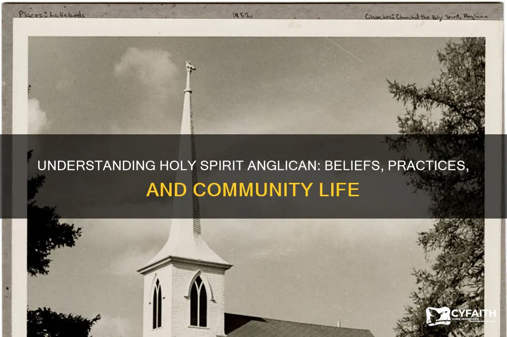 who is holy spirit anglican