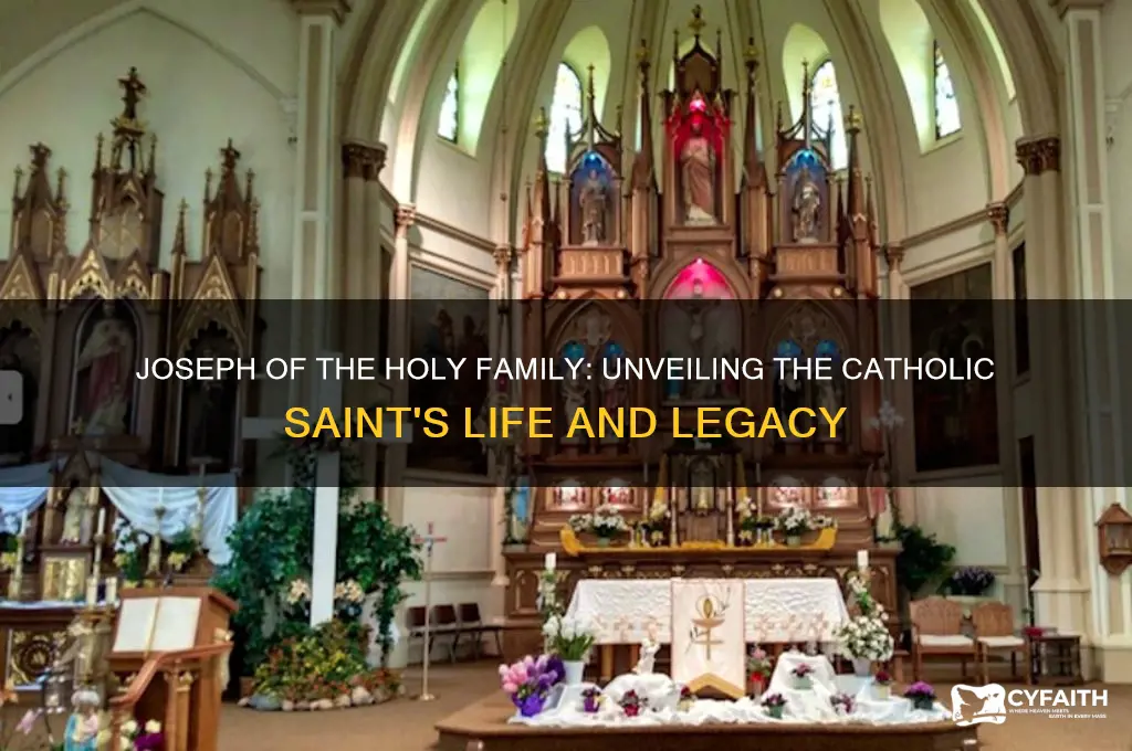 who is joseph of the holy family catholic
