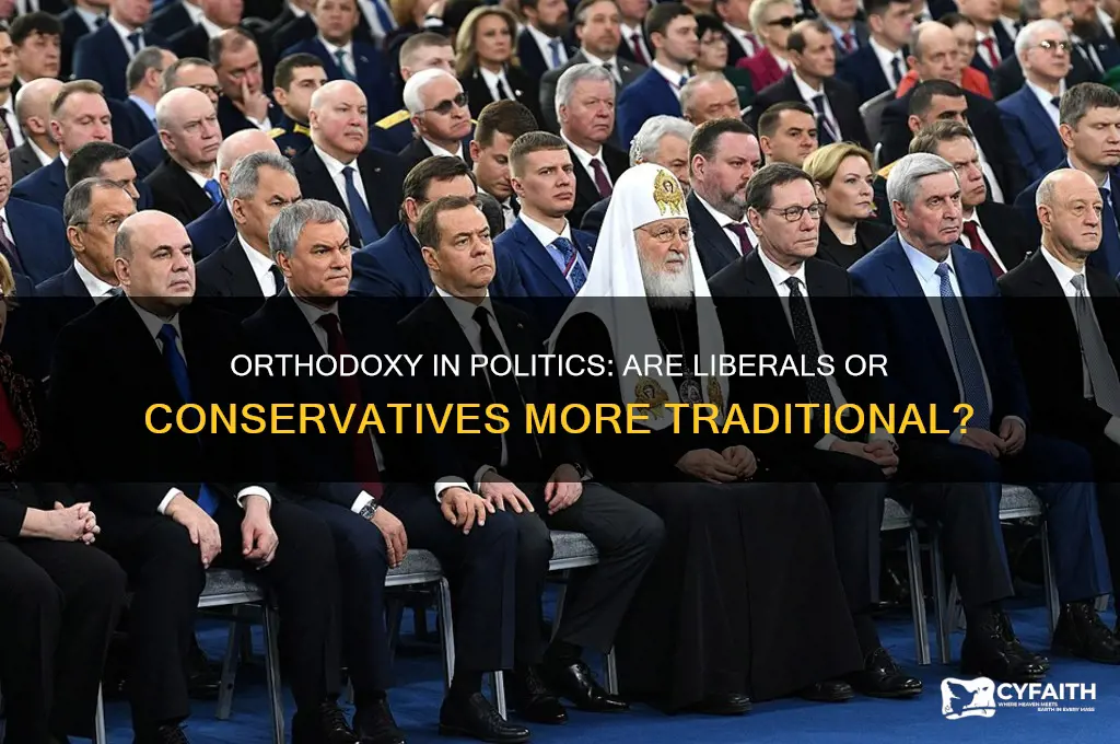 who is more orthodox liberal or conservative