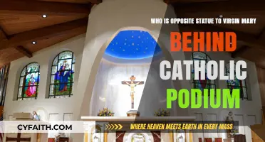 The Opposite Statue to Virgin Mary: Unveiling the Catholic Podium Mystery