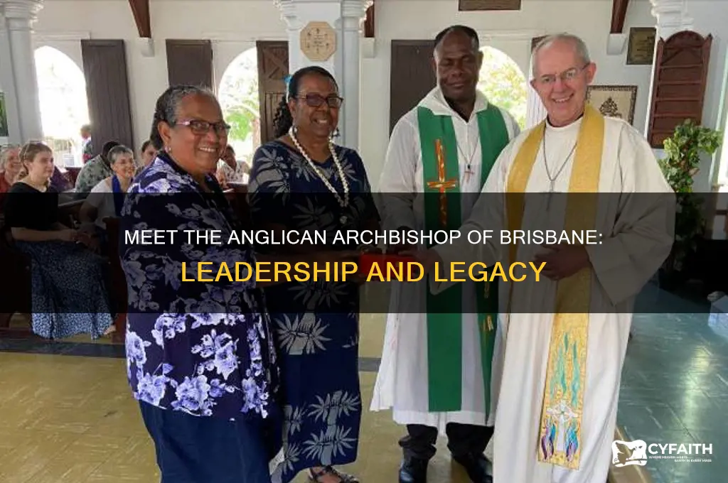 who is the anglican archbishop of brisbane