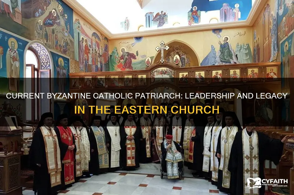 who is the current byzentine catholic patriarch