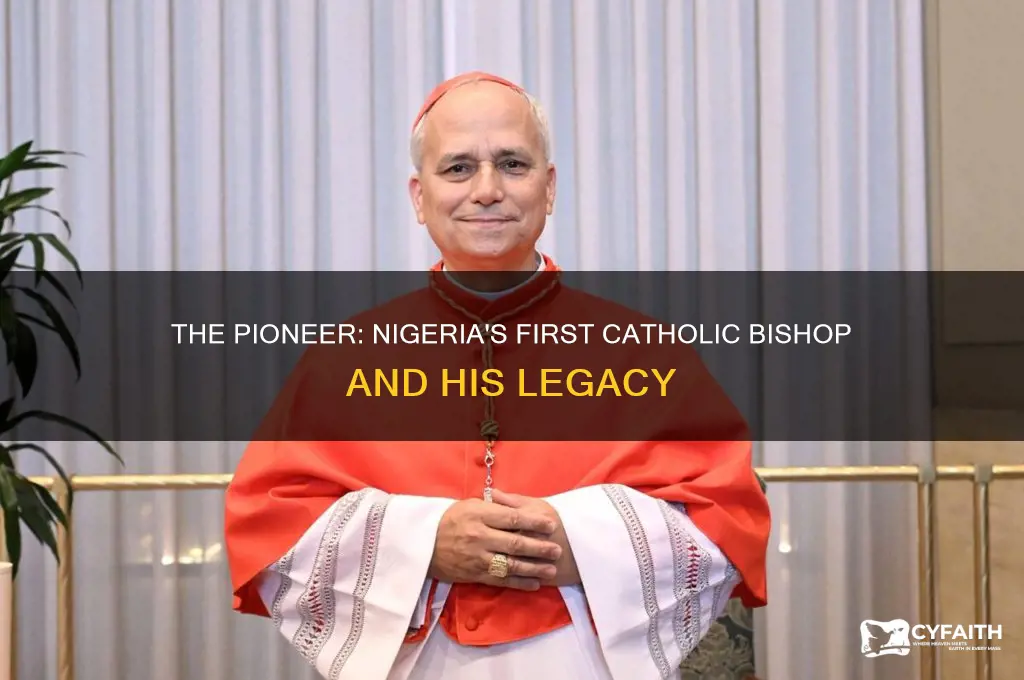 who is the first catholic bishop in nigeria