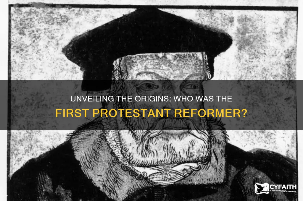 who is the first protestant