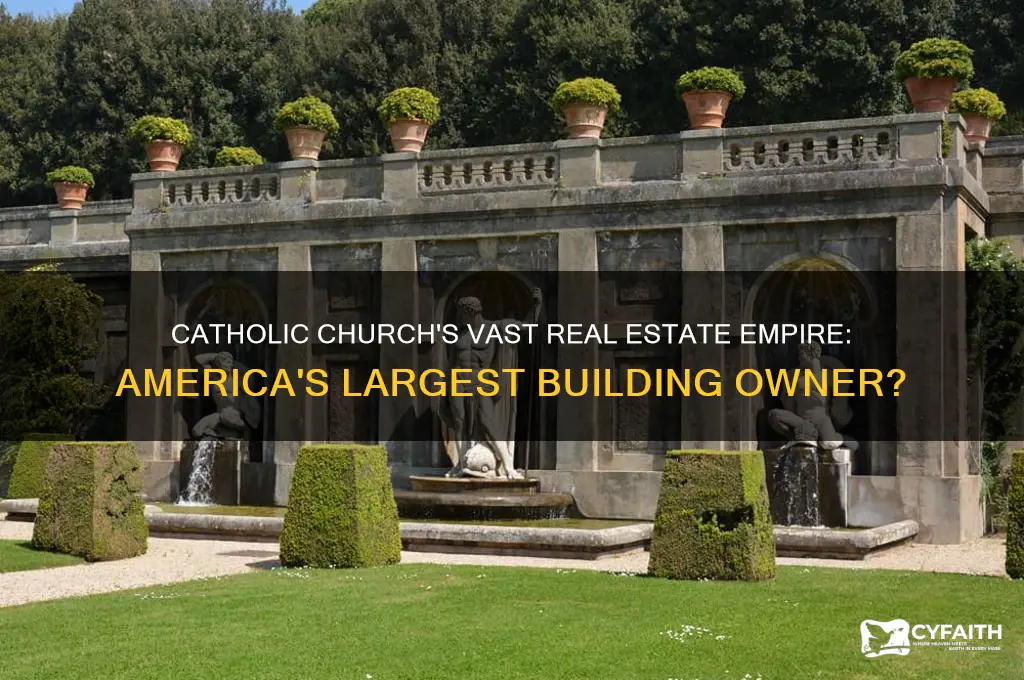 who is the largest owner of buildings in america catholic