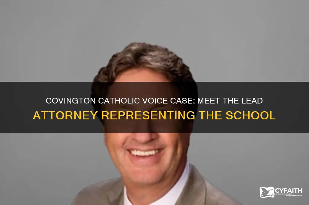 who is the main lawyer for the covington catholic voice