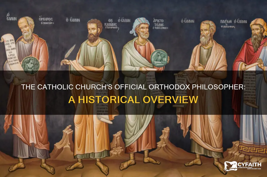 who is the official orthodox philospher of the catholic curhc
