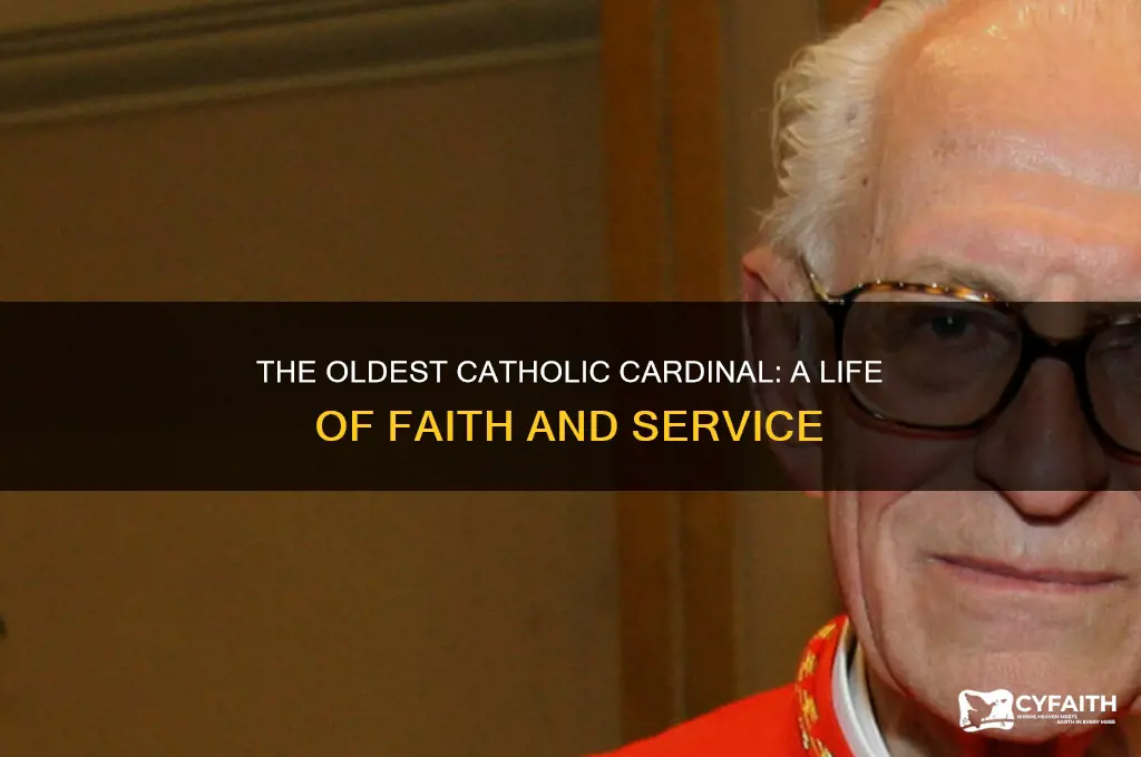 who is the oldest catholic cardinal