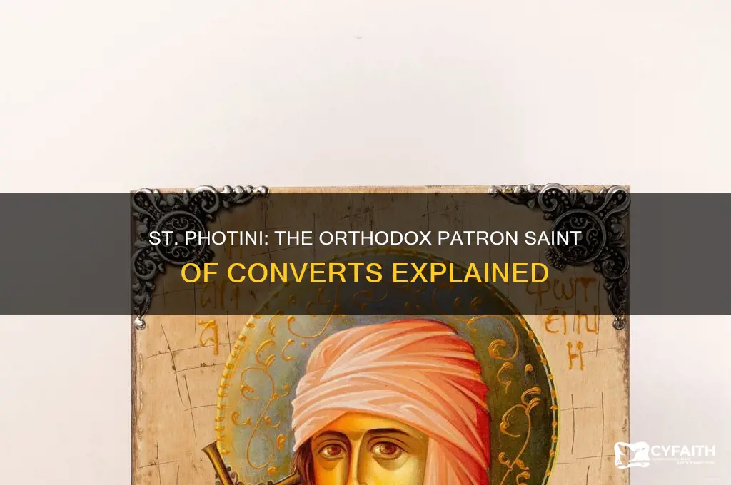 who is the orthodox patron saint of converts