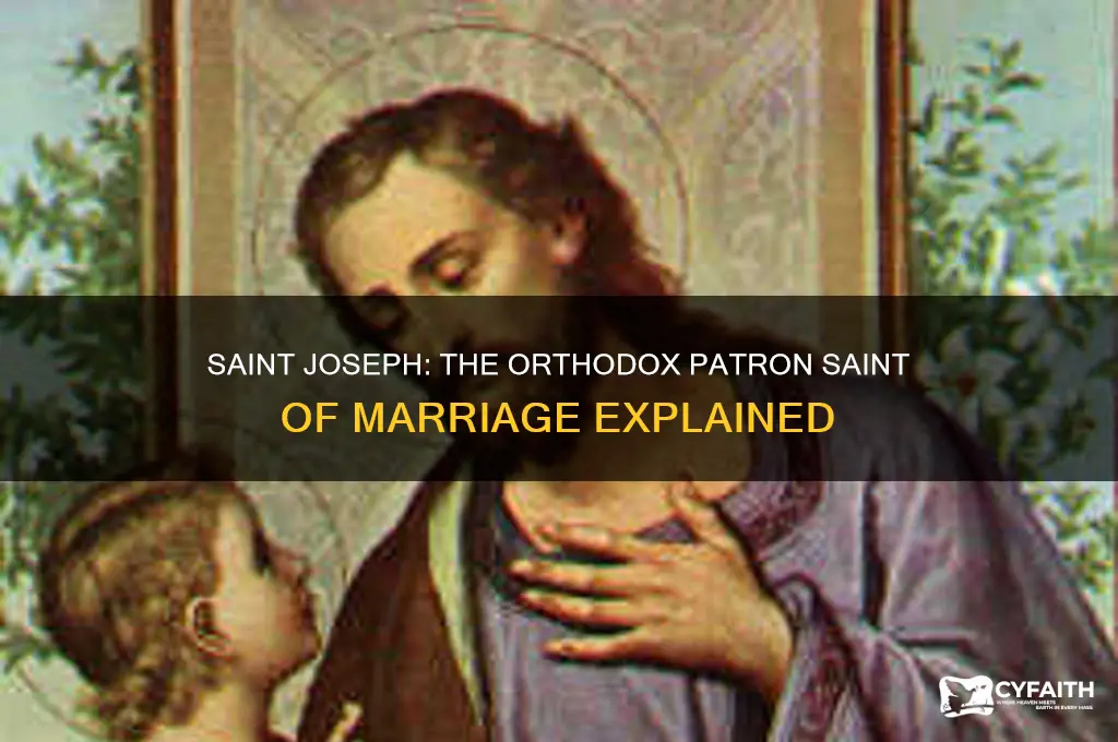 who is the orthodox patron saint of marriage