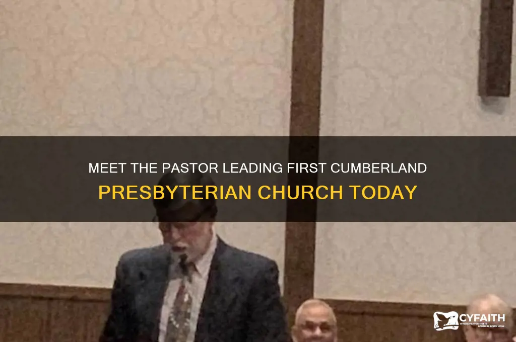 who is the pastor of first cumberland presbyterian church