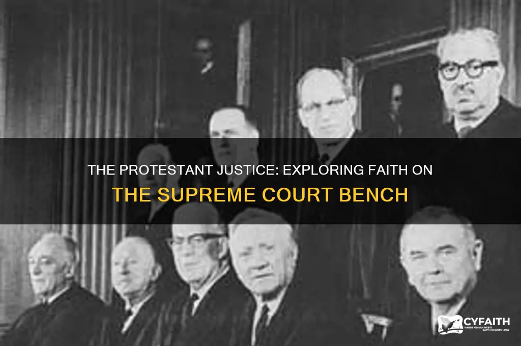 who is the protestant on the supreme court