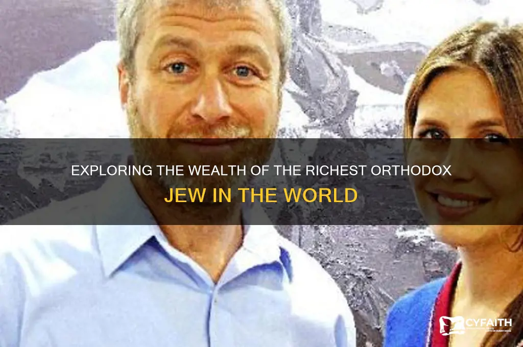 who is the richest orthodox jew