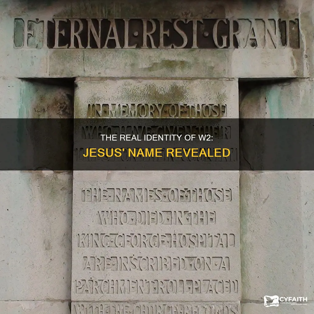 who is w2 jesus real name