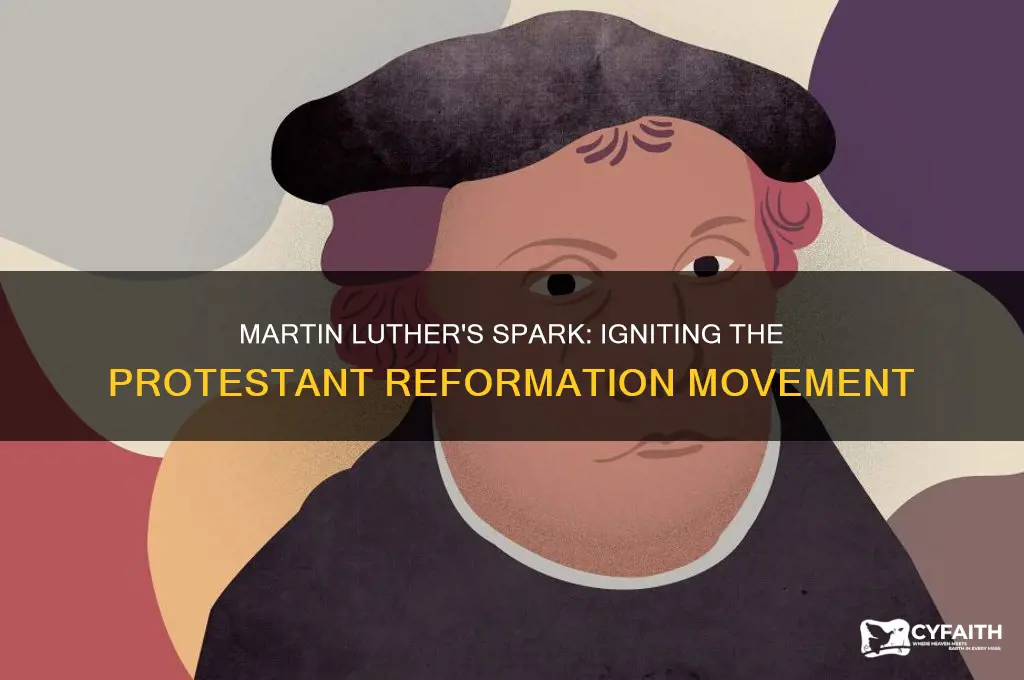 who launched the protestant reformation group of answer choices