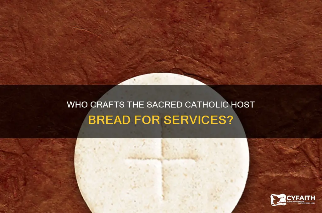 who makes the catholic host bread for the services