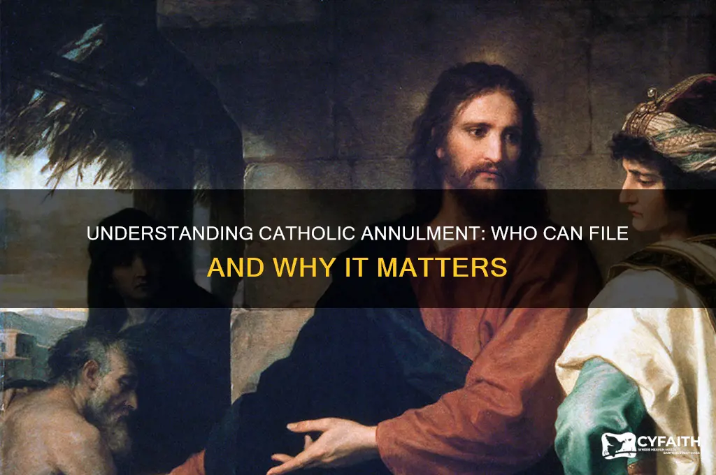 who may file a catholic annulment