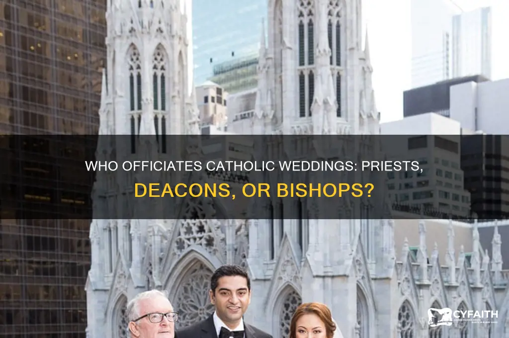 who performs catholic marriages