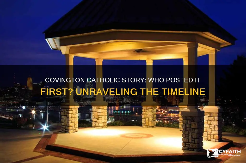 who posted the story about covintonn catholic fisrt