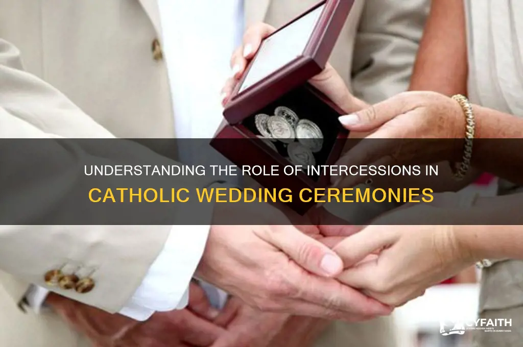 who reads intercesions at catholic wedding