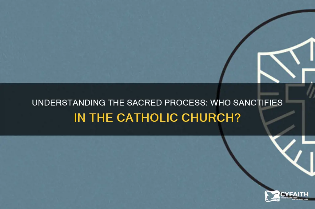 who sanctifies catholic