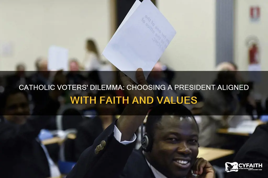 who should a catholic vote for for president