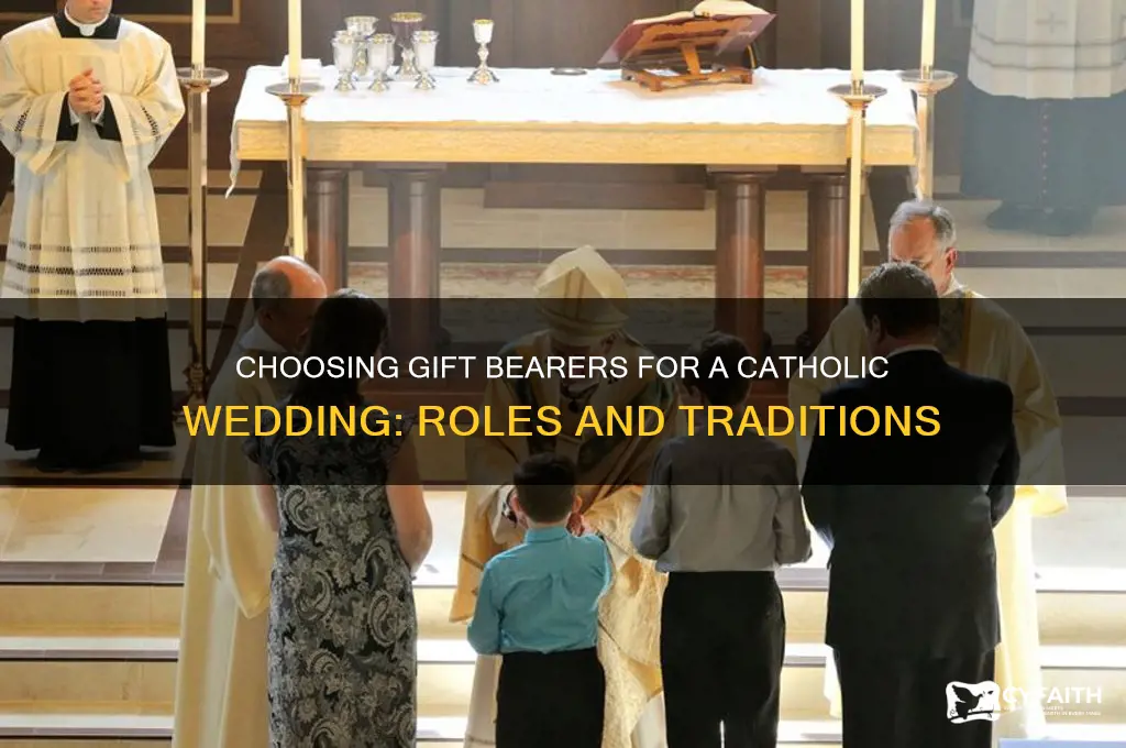 who should be the gift bearers at a catholic wedding