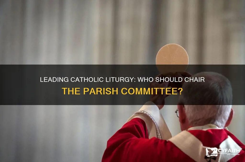 who should chair a liturgy committee ina catholic parish