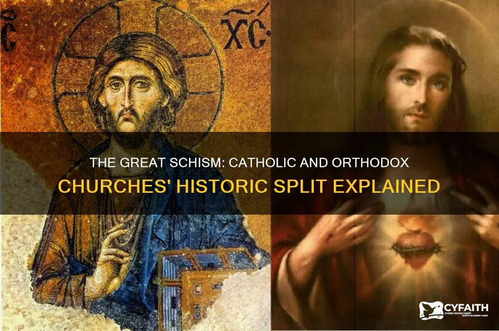 who split from who catholic or orthodox