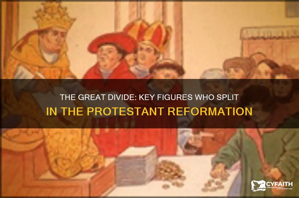 who split in the protestant reformation