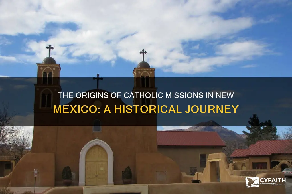 who started catholic missions in america new mexico