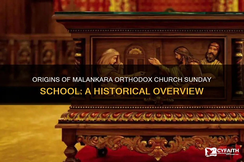 who started malankara orthodox church sunday school