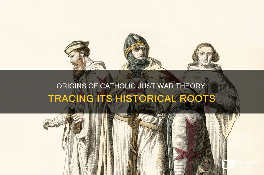 who started the catholic just war theory