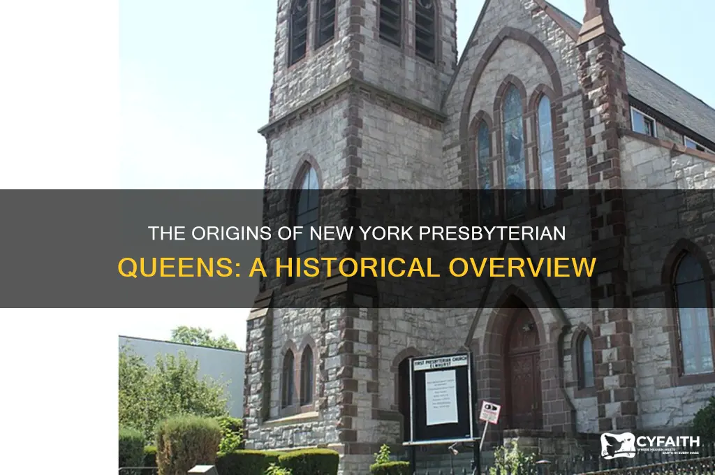 who started the new york presbyterian queens