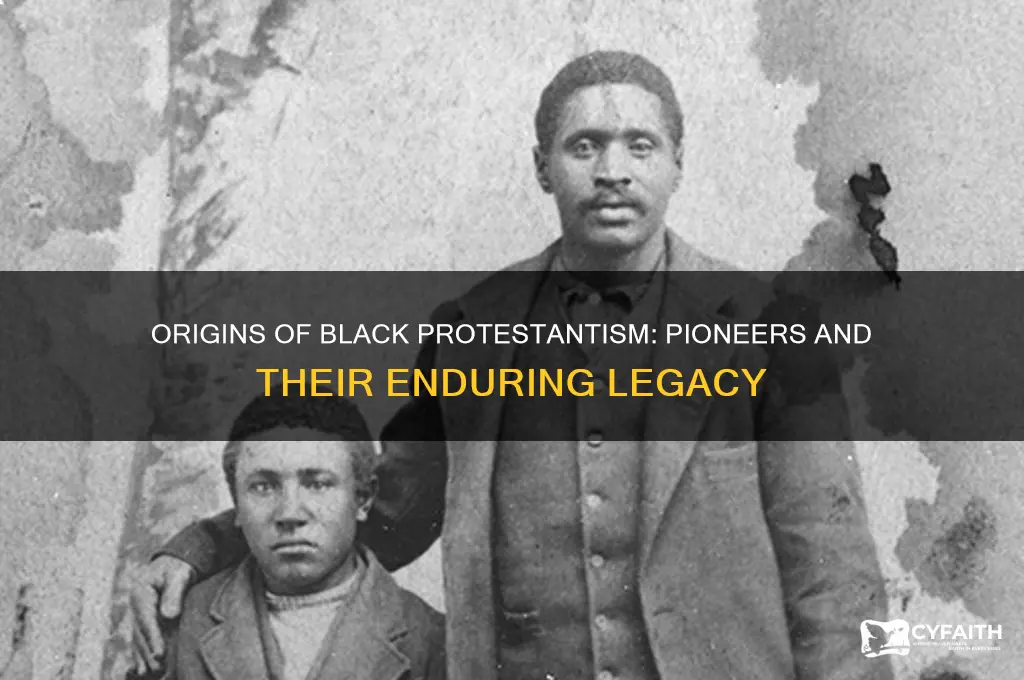 who started the protestant religion among black worshipers