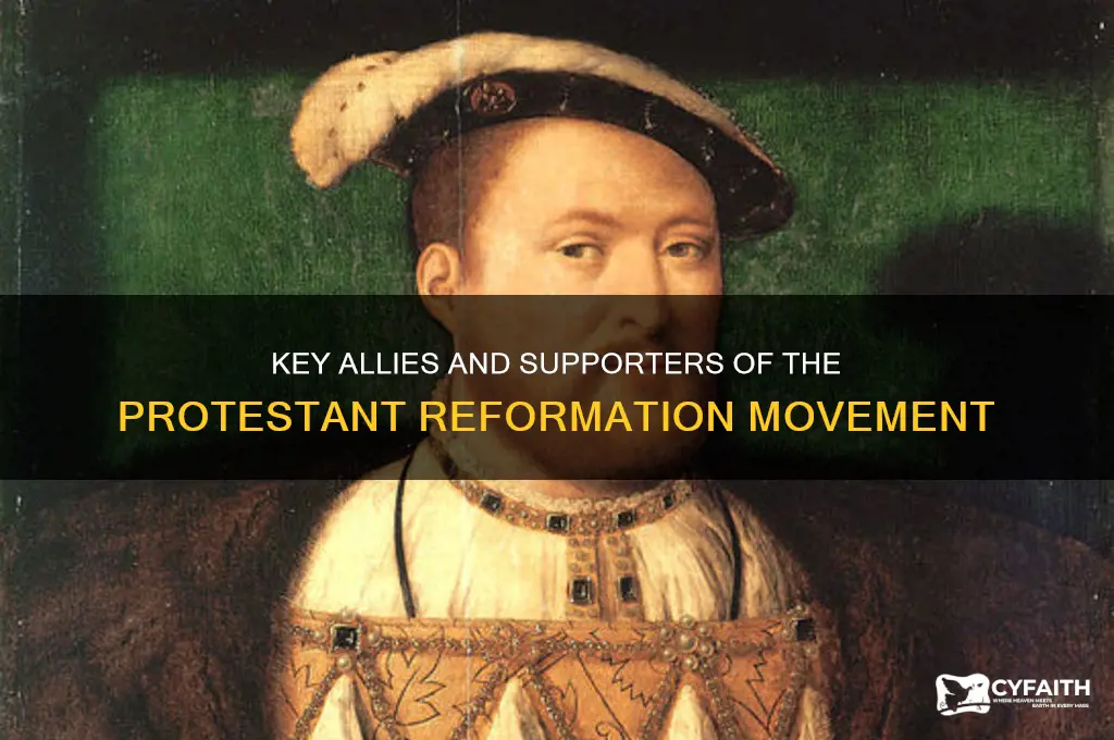who supported the protestant reformation