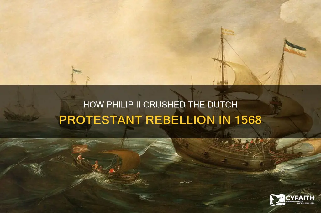 who suppressed a protestant uprising in the netherlands