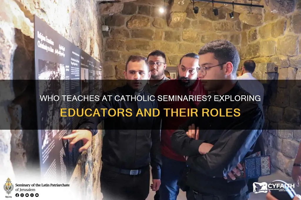 who teaches at catholic seminaries