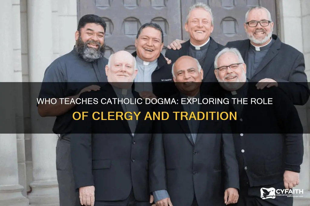 who teaches catholic dogma