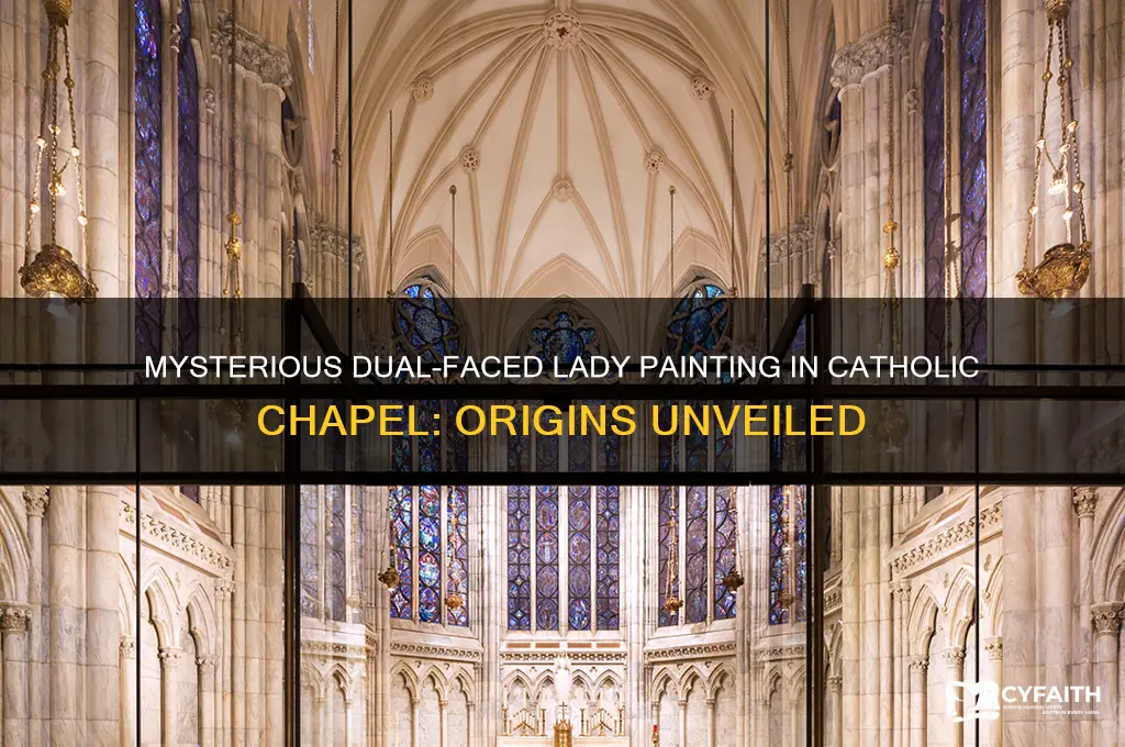 who the paint of lady with 2 faces catholic chapel